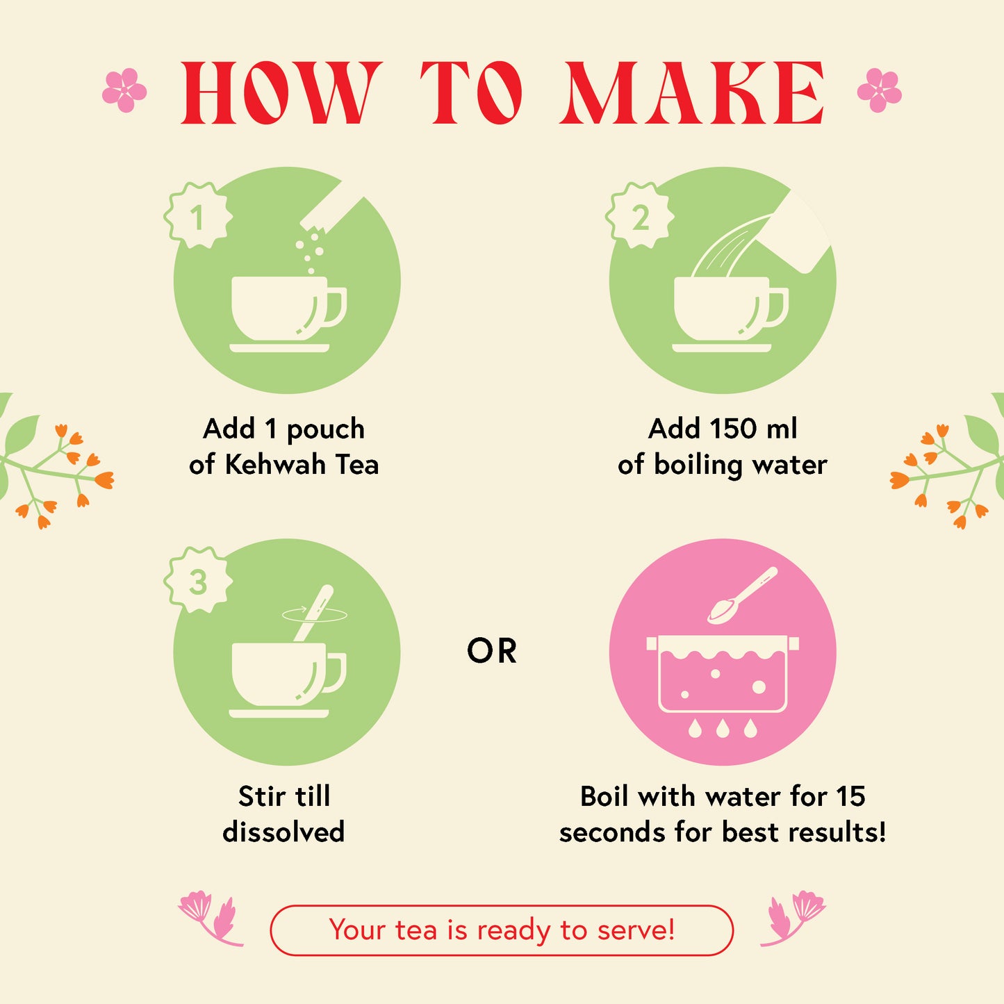 Kashmiri Kehwah - Sweetened Green Tea (Added Sugar)