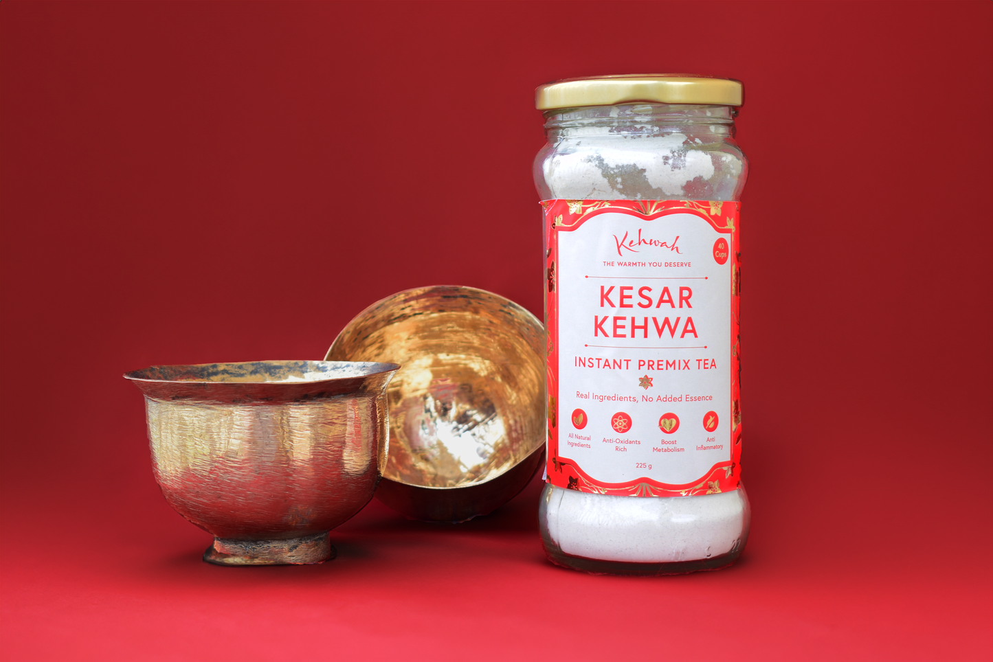 Kesar Kehwah - Bottle - Organic Sweetened Herbal Tea