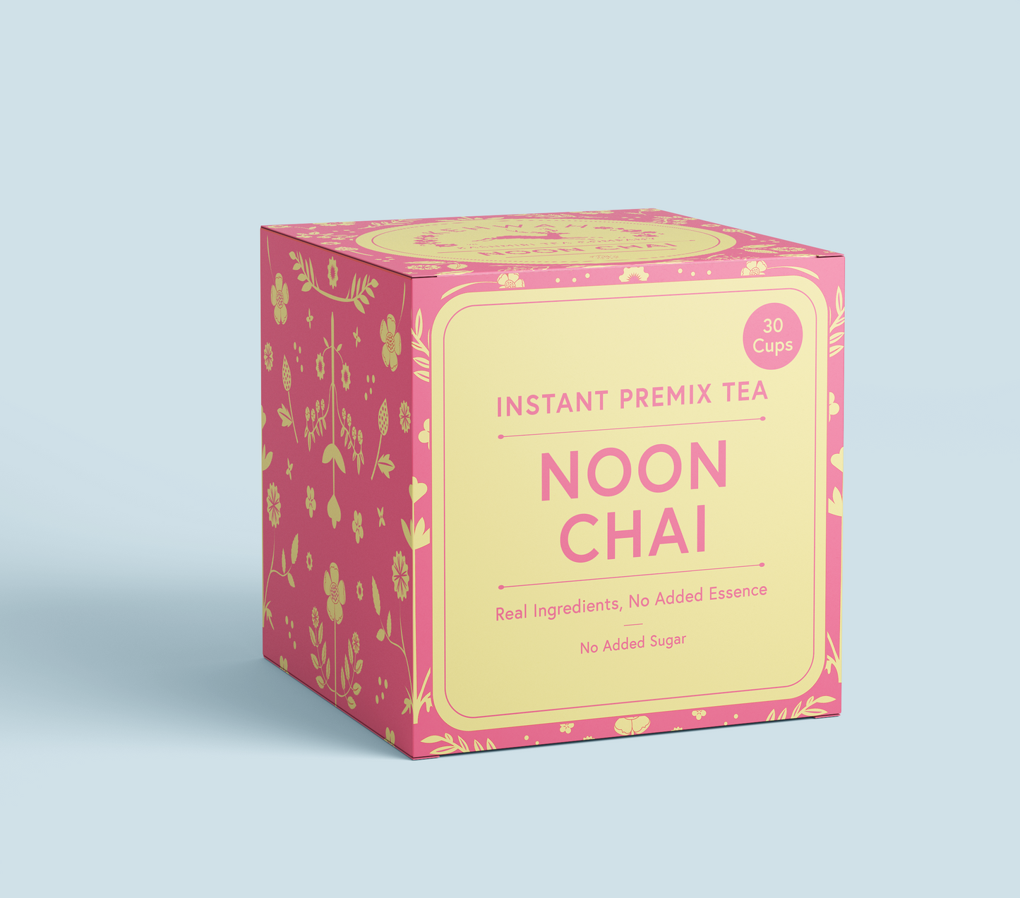 Kehwah Noon Chai Original Tea | 30 Cups | Includes Sheer-Chai Leaves, Cardamom, Cinnamon | Instant Mix Drink | Helps with Immunity, Digestion and Skin Glow | Kashmiri detox chai reduces bloating