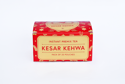 Kesar Kehwah - Pouch Box - Organic Sweetened Herbal Tea (2 Boxes)