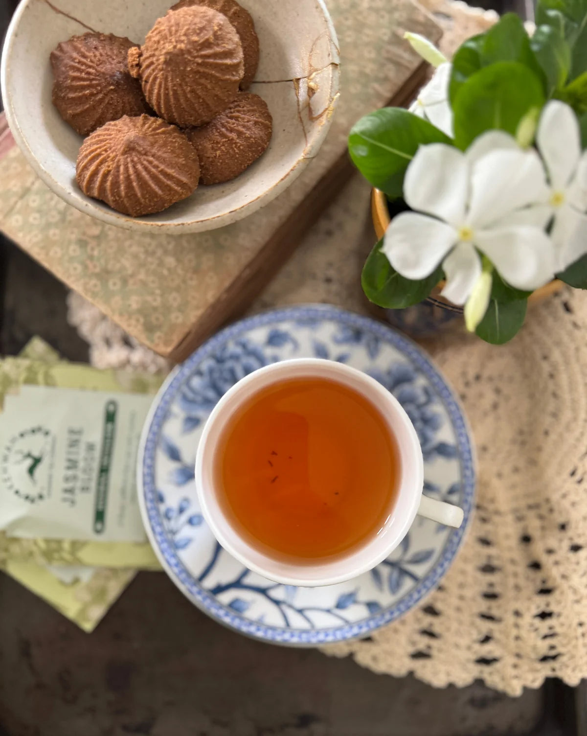 Tea and serving detail