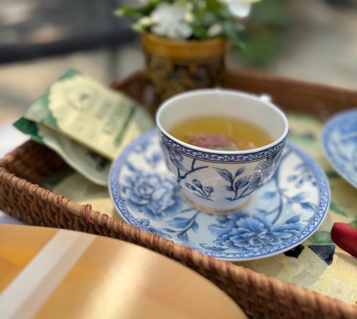Tea and serving detail