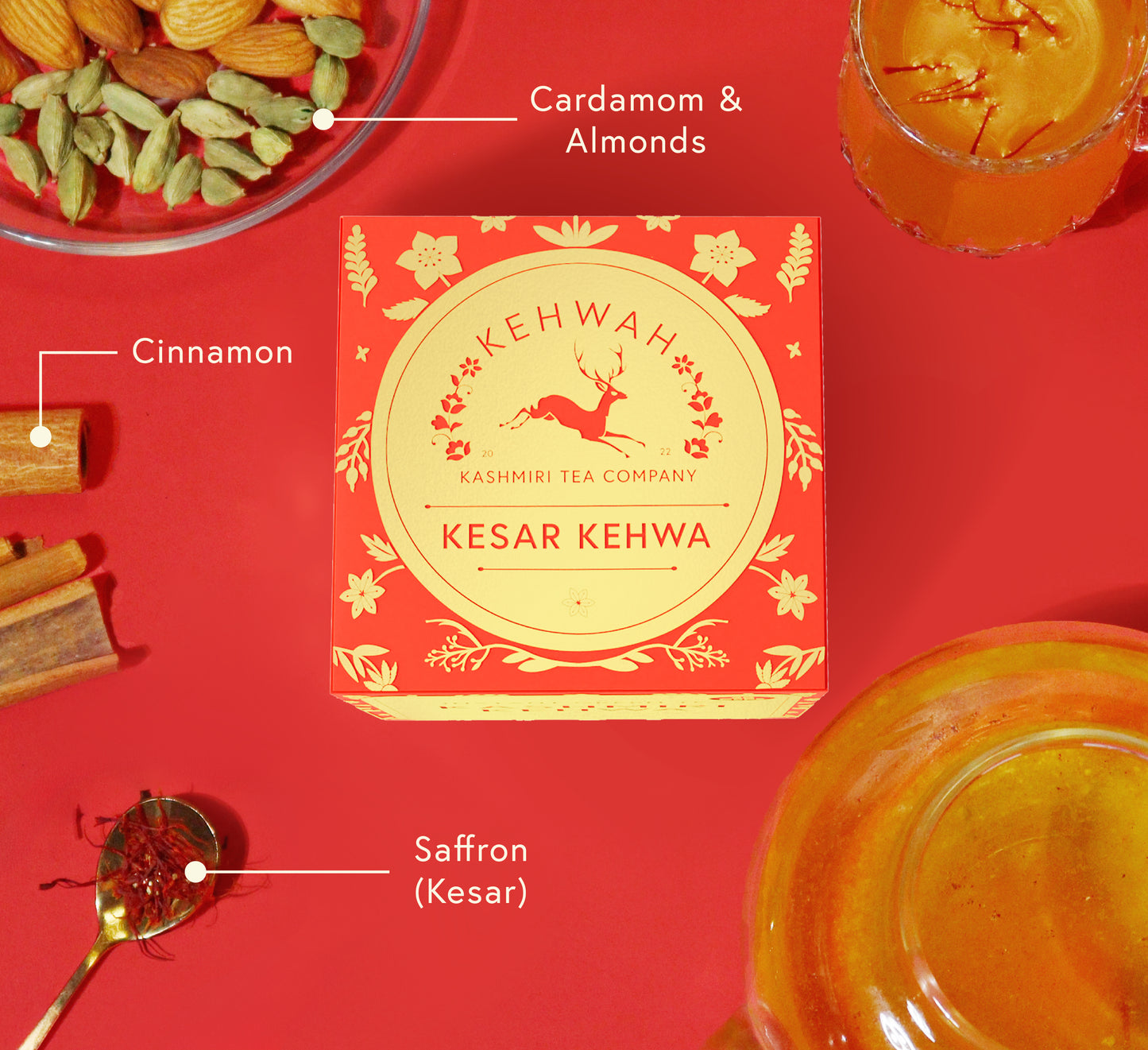 Kesar Kehwah - Organic Herbal Tea (Bestseller)