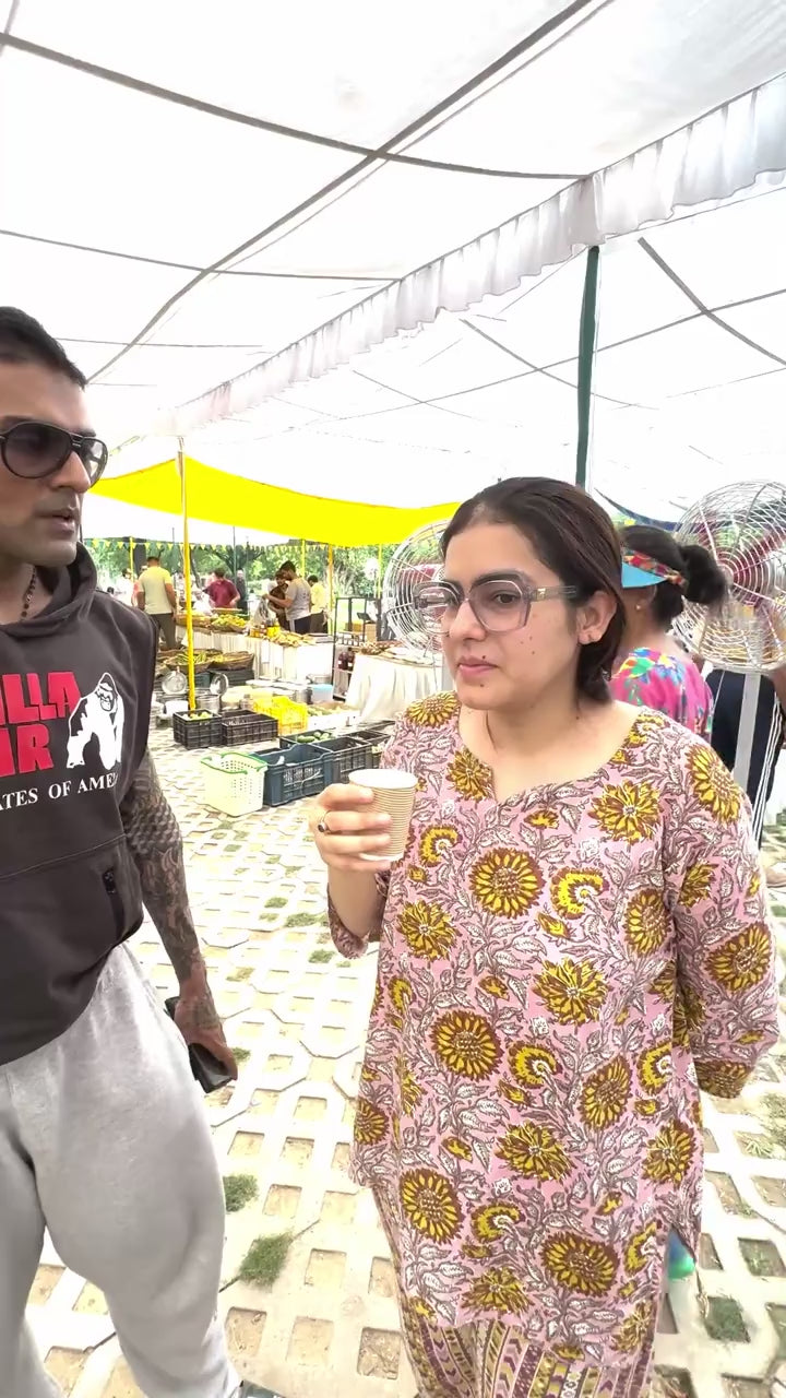 Visitors share their first reaction to Kehwah at Sunder Nursery.