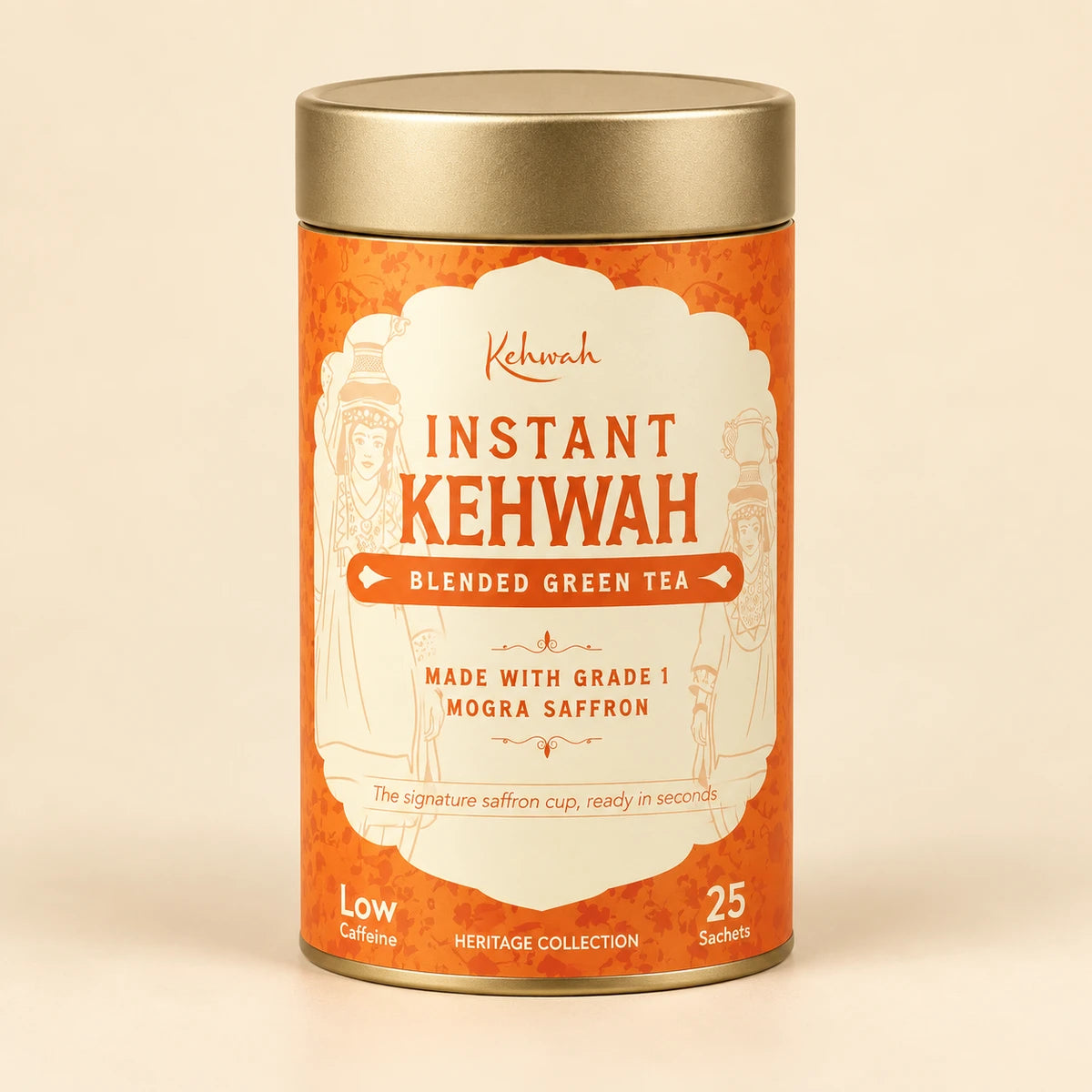 Kehwah — No Sugar tin of 25 individually wrapped sachets
